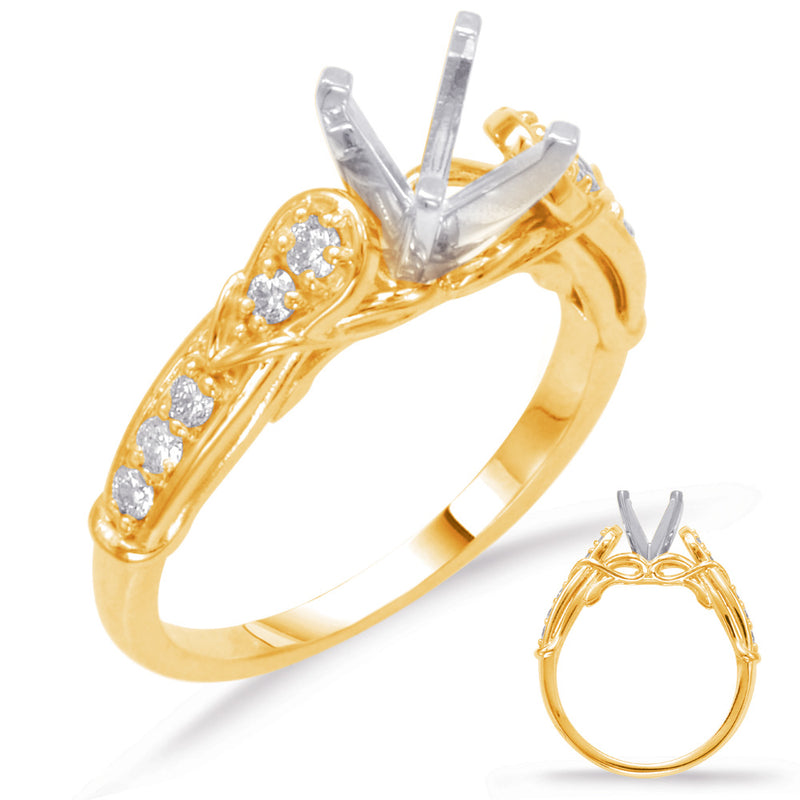 Yellow Gold Engagement Ring - EN7608YG