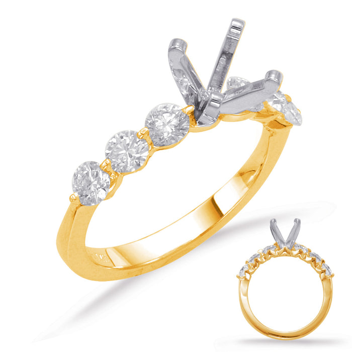 Yellow Gold Engagement Ring - EN7611YG