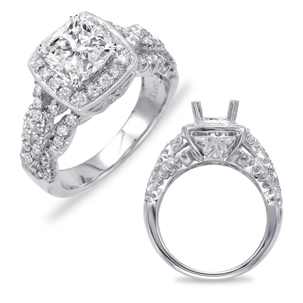 White Gold Engagement Ring - EN7614WG