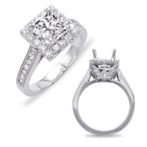 White Gold Engagement Ring - EN7615WG