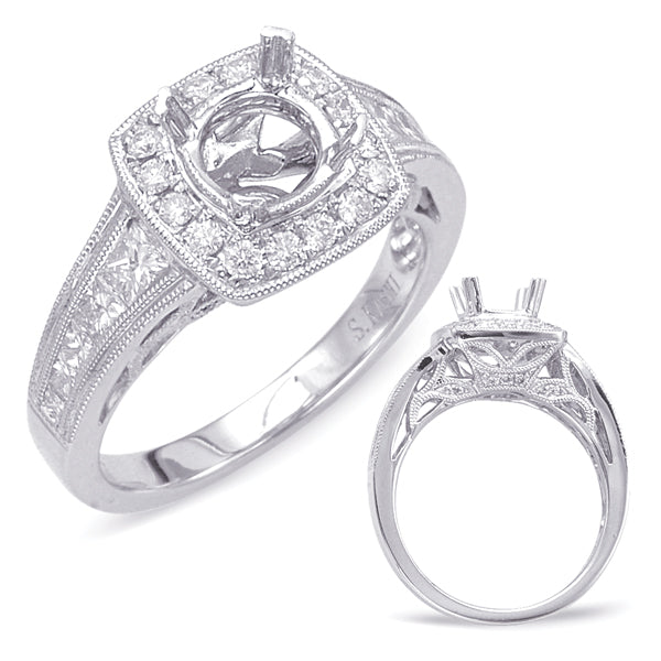 White Gold Engagement Ring - EN7616WG