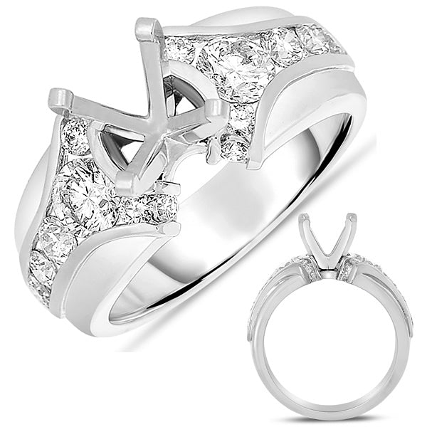 White Gold Engagement Ring - EN7619WG