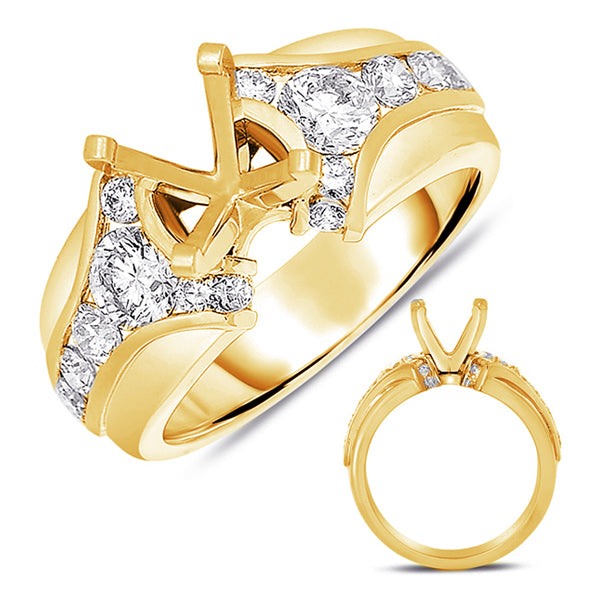 Yellow Gold Engagement Ring - EN7619YG