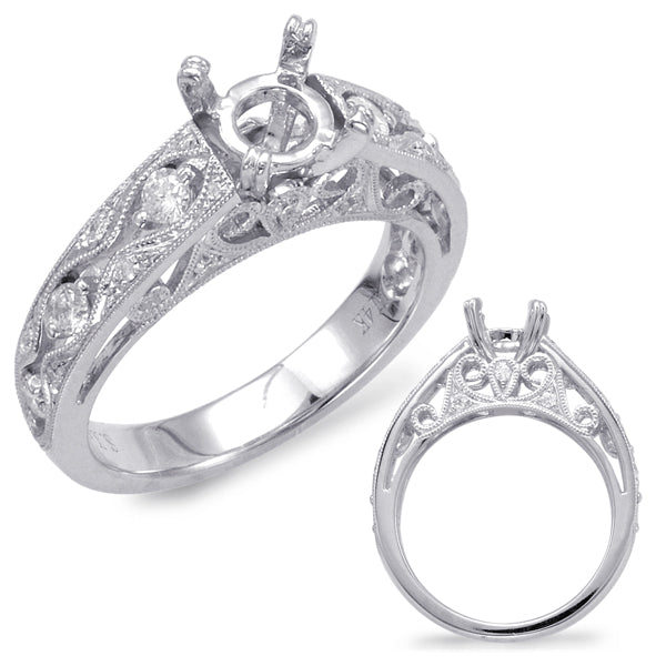 Platinum Engagement Ring - EN7623-PL