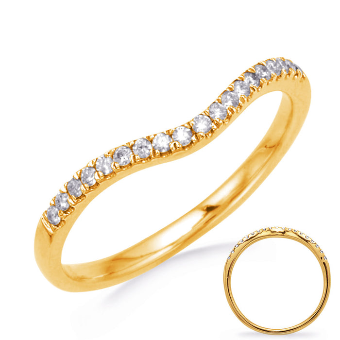 Yellow Gold Wedding Band - EN7634-BYG