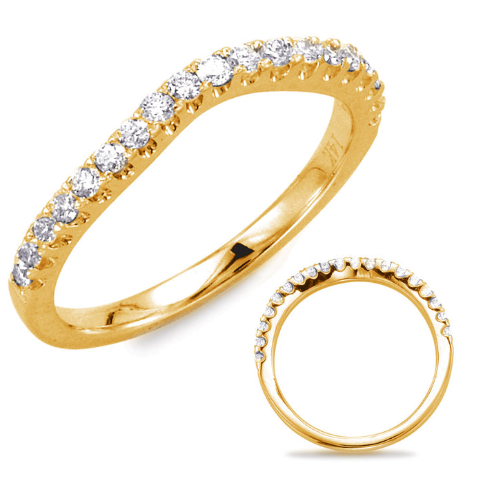 Yellow Gold Wedding Band - EN7635-BYG