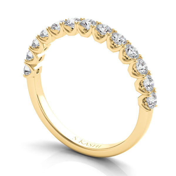 Yellow Gold Wedding Band - EN7637-BYG