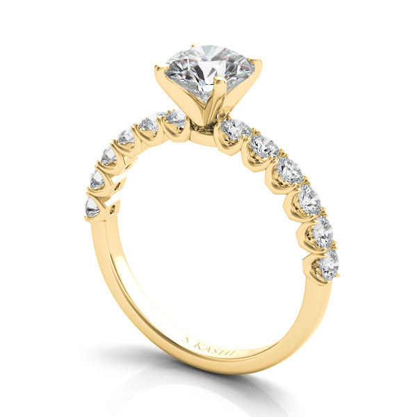 Yellow Gold Engagement Ring - EN7637YG