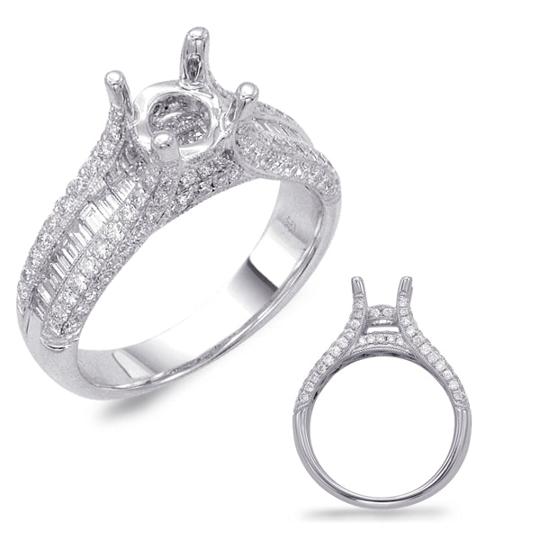 Platinum Engagement Ring - EN7640-PL