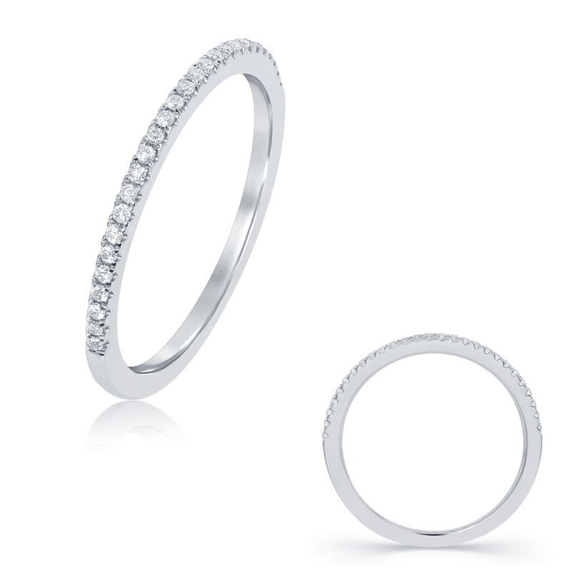 White Gold Matching Band - EN7641-B10WG