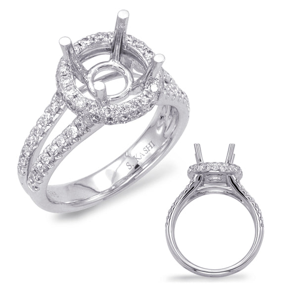 White Gold Engagement Ring - EN7644-2WG