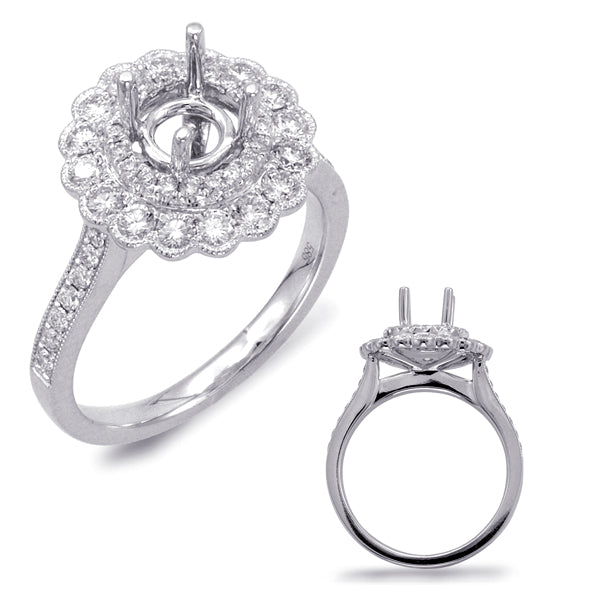 Platinum Engagement Ring - EN7646-1PL