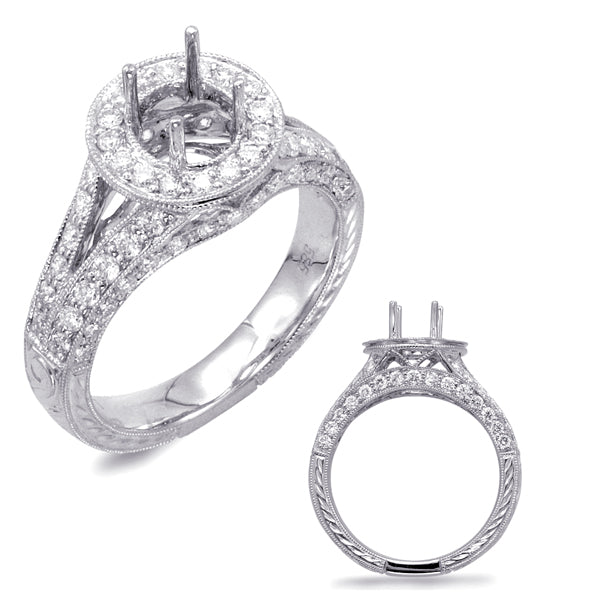 White Gold Engagement Ring - EN7648WG