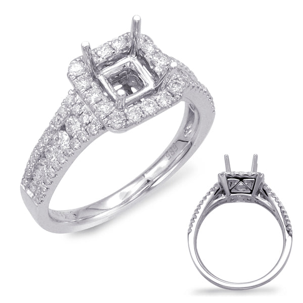 White Gold Engagement Ring - EN7652WG