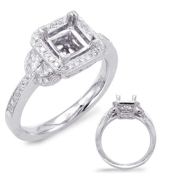 White Gold Engagement Ring - EN7654WG