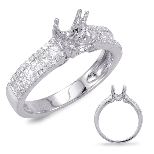 White Gold Engagement Ring - EN7656WG