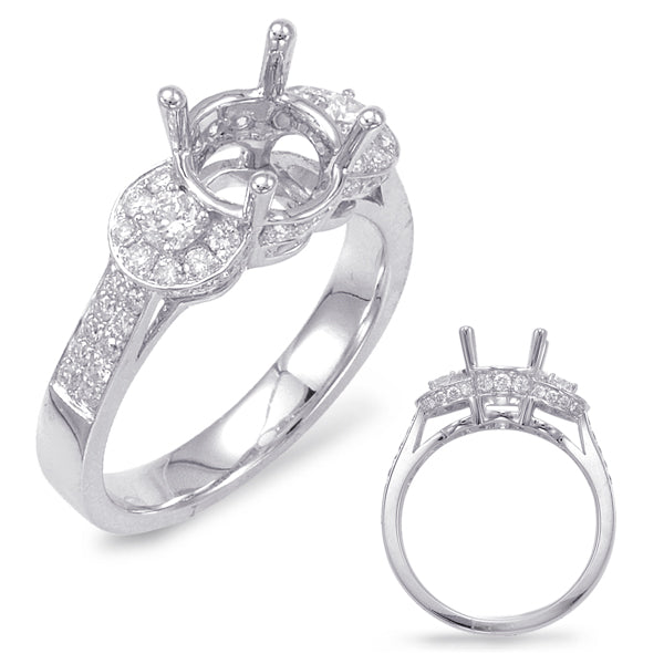 White Gold Engagement Ring - EN7657WG