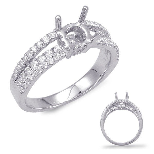 Platinum Engagement Ring - EN7658-PL