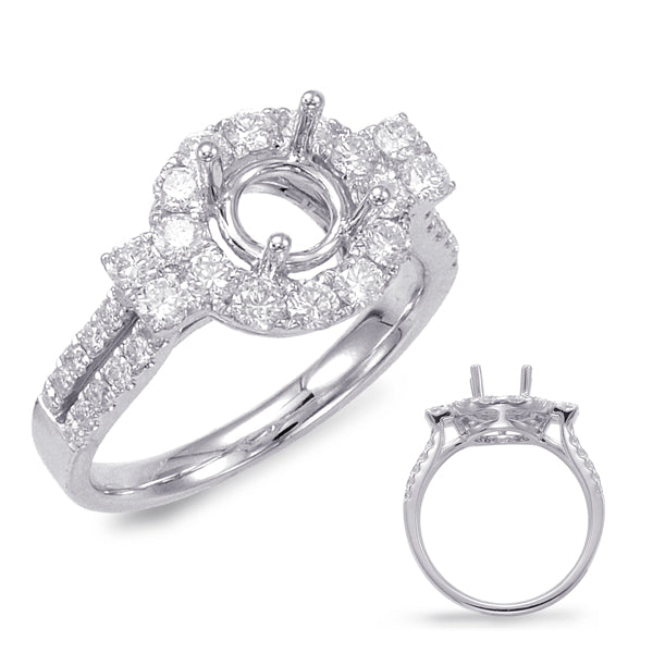 White Gold Engagement Ring - EN7660WG