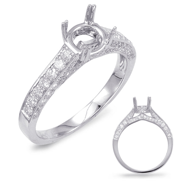 White Gold Engagement Ring - EN7661-1WG