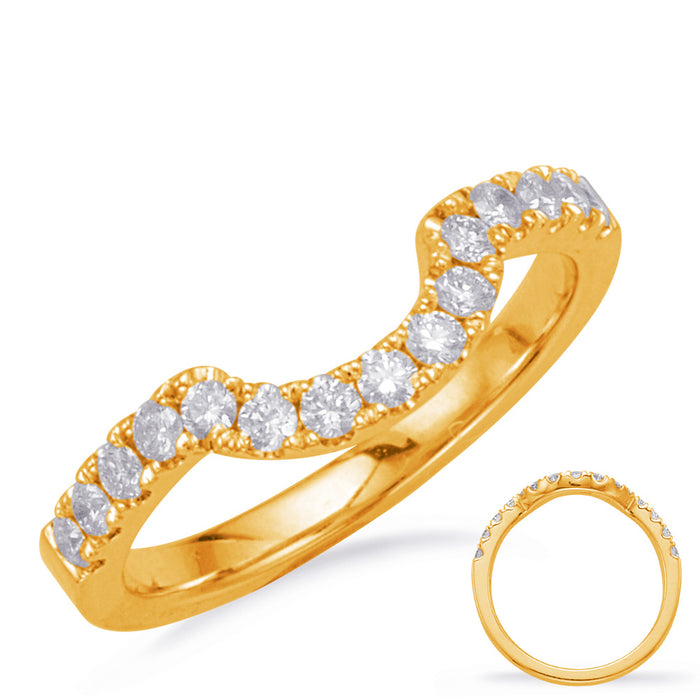 Yellow Gold Wedding Band - EN7667-BYG