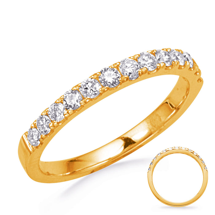 Yellow Gold Wedding Band - EN7672-BYG