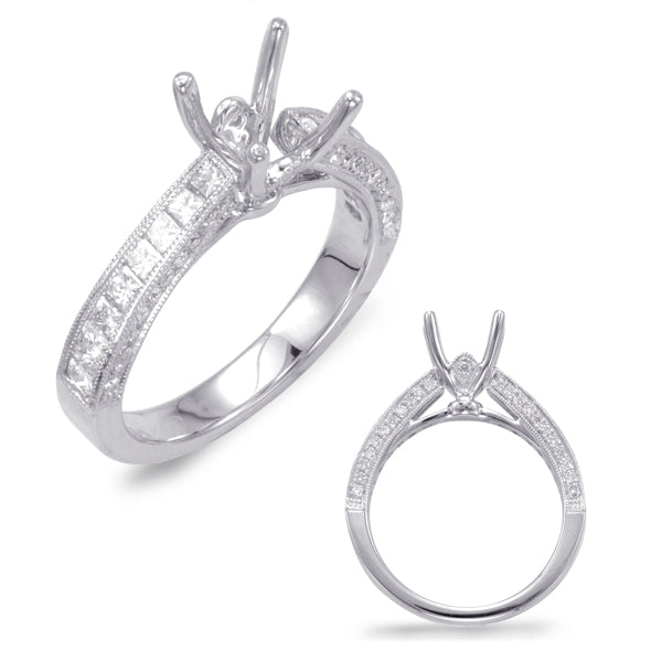 White Gold Engagement Ring - EN7682WG