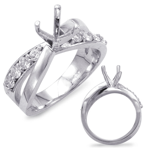 White Gold Engagement Ring - EN7687WG