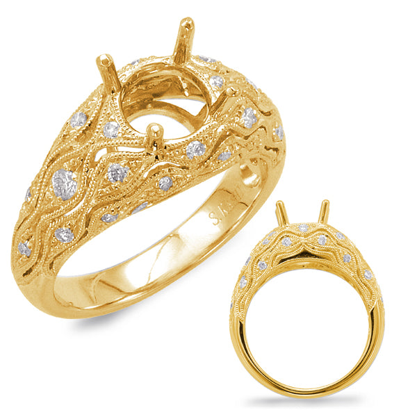 Yellow Gold Engagement Ring - EN7691YG