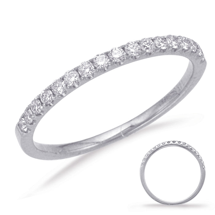 White Gold Matching Band - EN7694-BWG