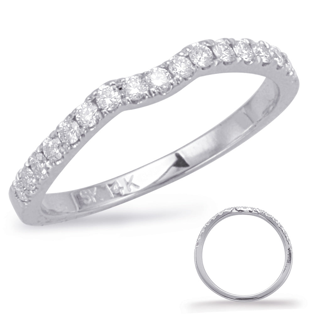 White Gold Matching Band - EN7703-BWG