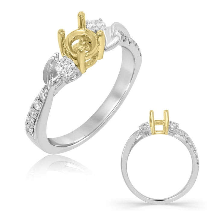 Yellow Gold Engagement Ring - EN7710YW