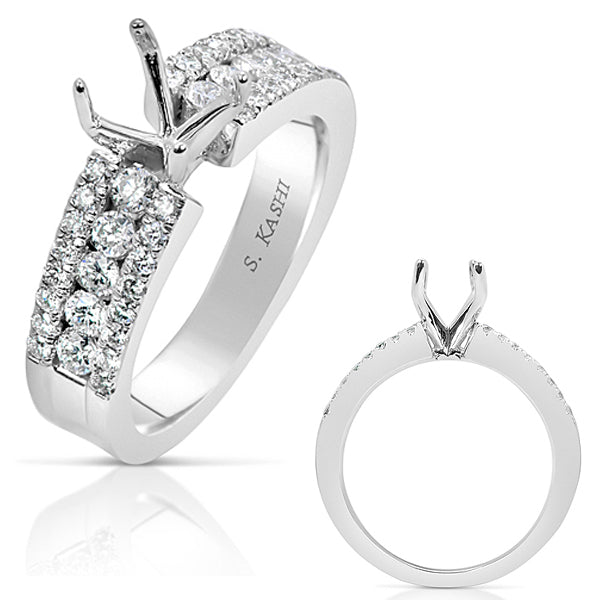 White Gold Engagement Ring - EN7715WG