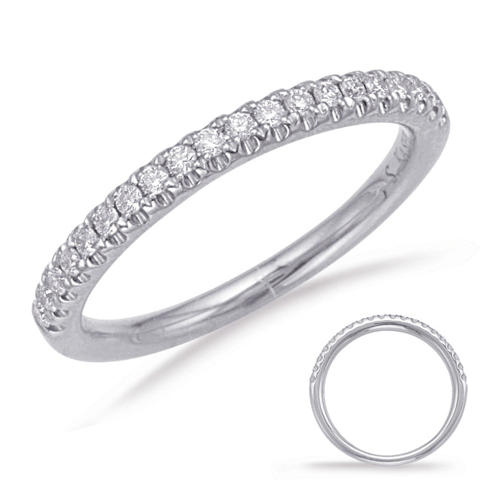 White Gold Matching Band - EN7743-BWG