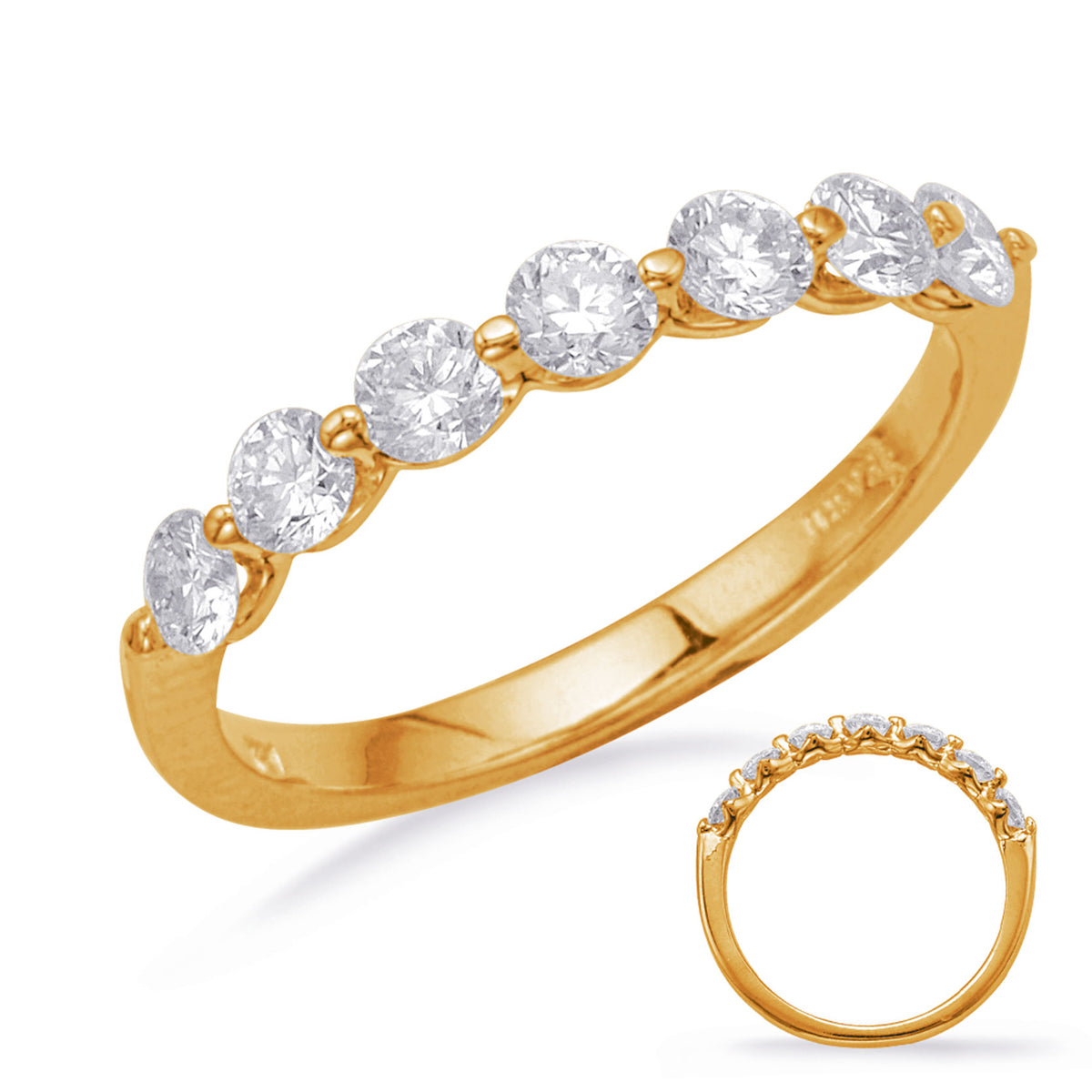 Yellow Gold Wedding Band - EN7760-BYG