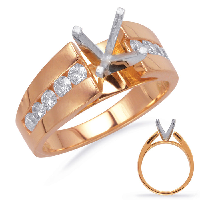 Rose Gold Engagement Ring - EN7764RG