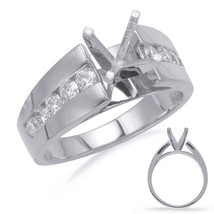 White Gold Engagement Ring - EN7764WG