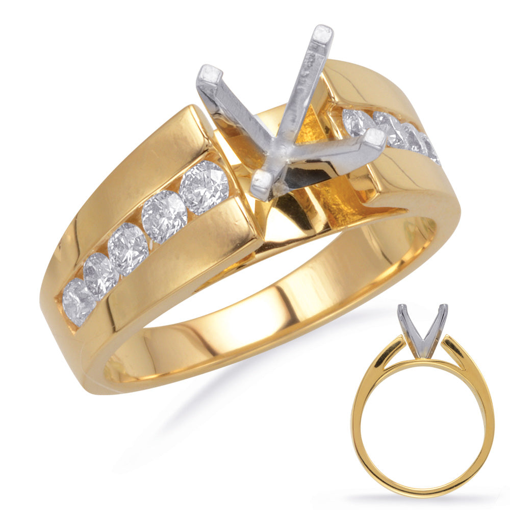 Yellow Gold Engagement Ring - EN7764YG