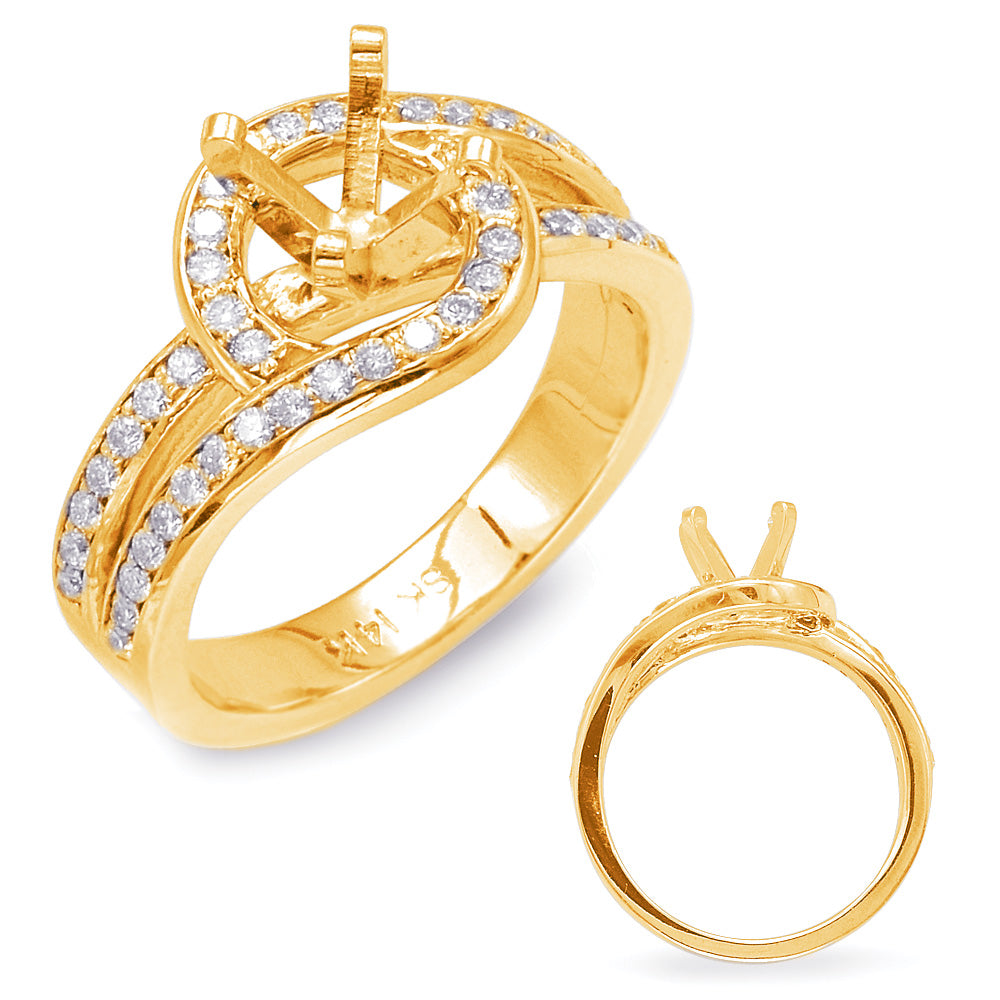 Yellow Gold Engagement Ring - EN7768YG