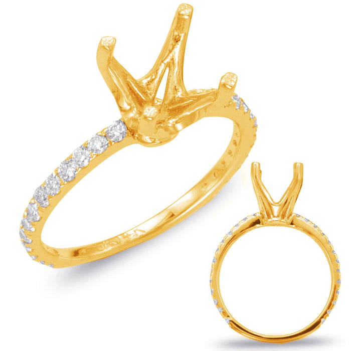 Yellow Gold Engagement Ring - EN7769-2YG