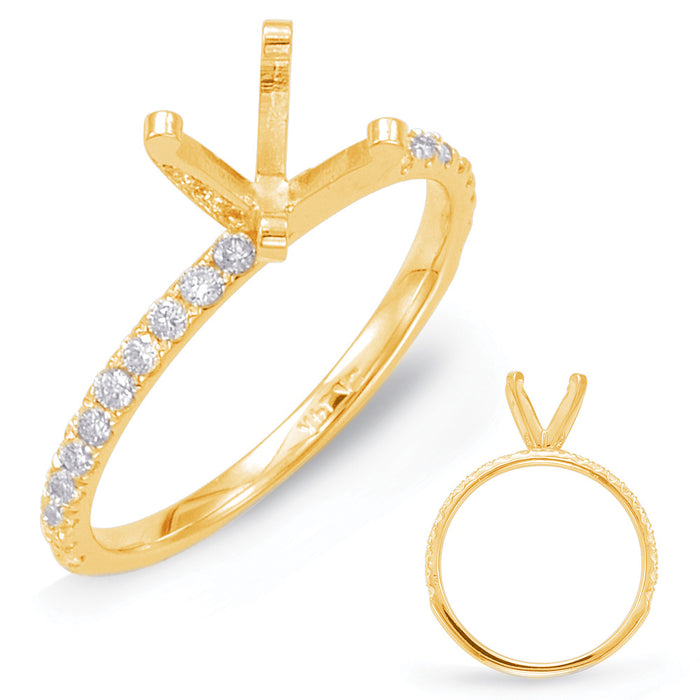 Yellow Gold Engagement Ring - EN7785YG