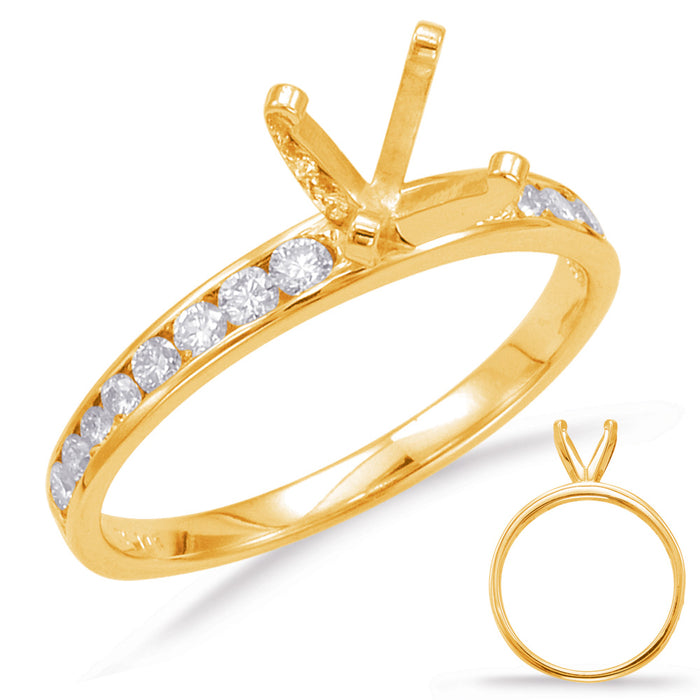 Yellow Gold Engagement Ring - EN7787YG