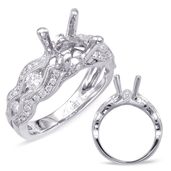 Platinum Engagement Ring - EN7790-1PL