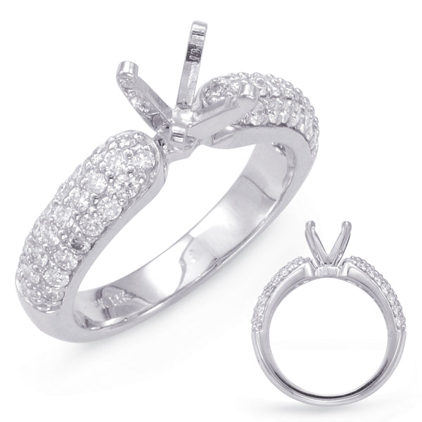 White Gold Engagement Ring - EN7794WG