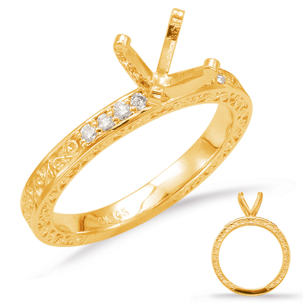 Yellow Gold Engagement Ring - EN7798YG