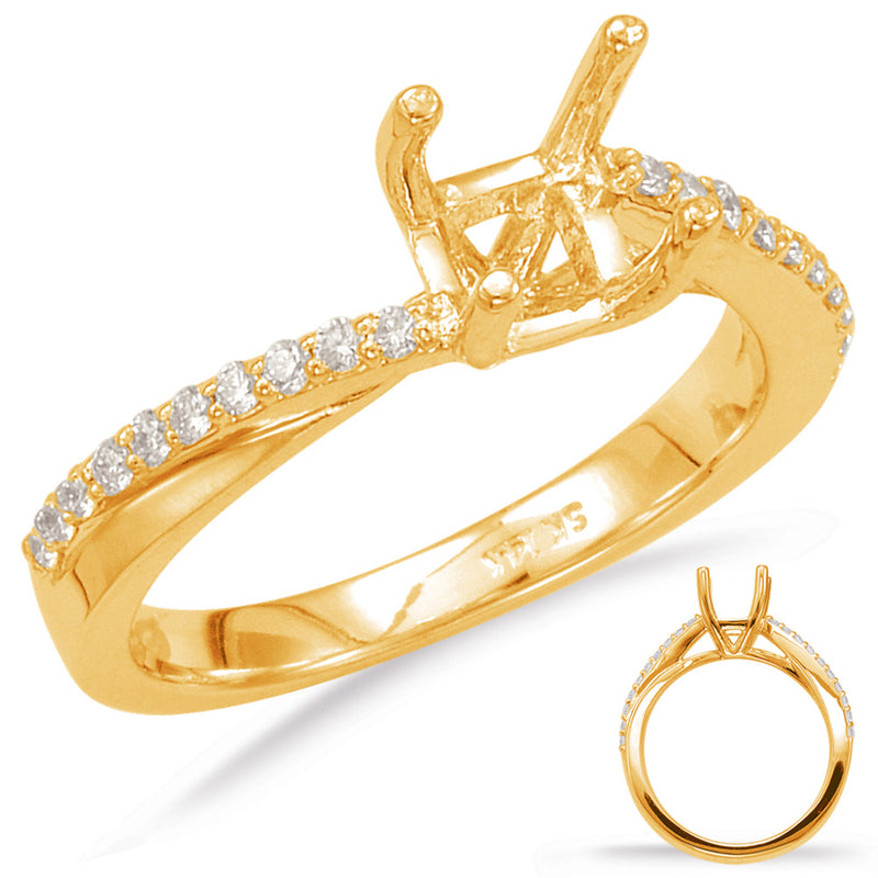 Yellow Gold Engagement Ring - EN7800-1YG