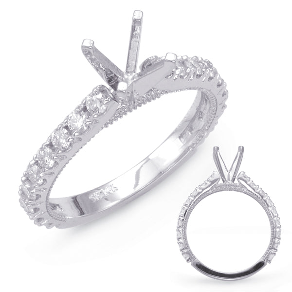 White Gold Engagement Ring - EN7806WG