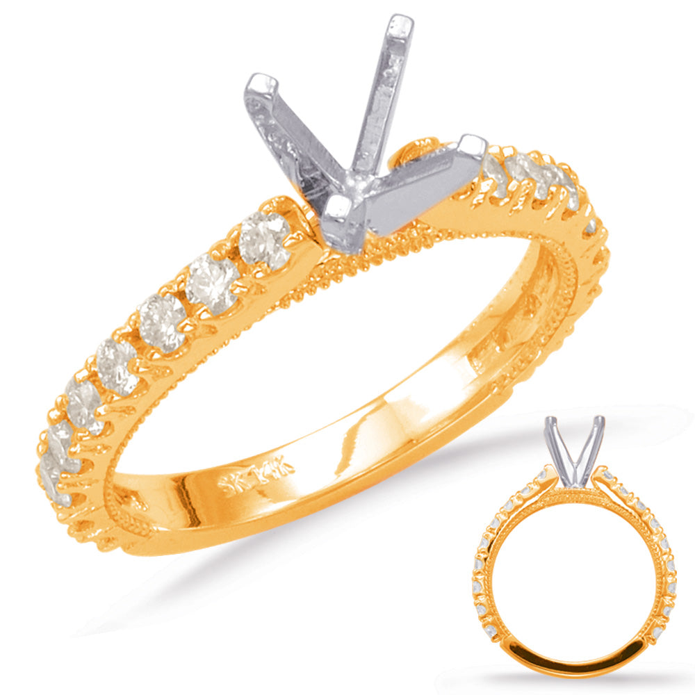 Yellow Gold Engagement Ring - EN7806YG