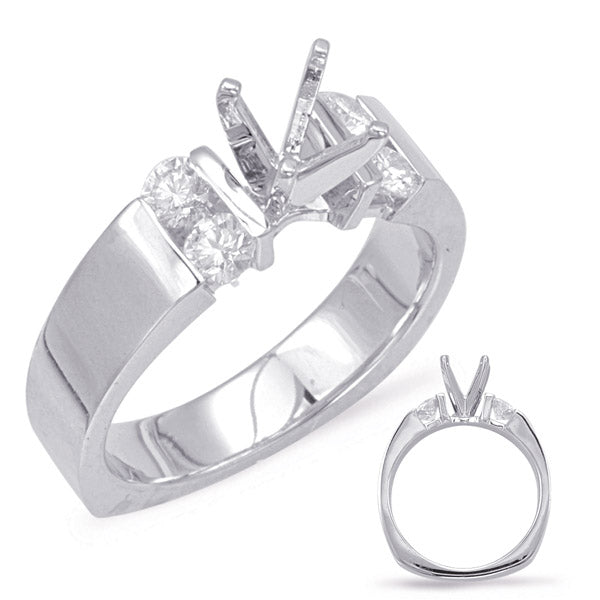 White Gold Engagement Ring - EN7807WG