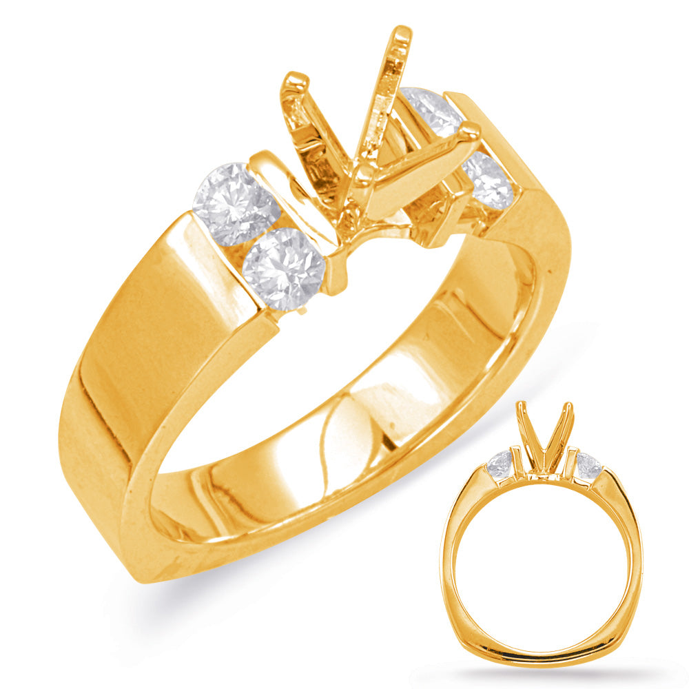 Yellow Gold Engagement Ring - EN7807YG